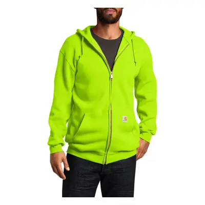 Carhartt Men's Loose Fit Midweight Full-Zip Sweatshirt Brite Lime Large Tall