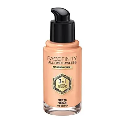 Max Factor Facefinity In Primer concealer Foundation Spf 75# Ml1, golden, unscented, Fl Oz