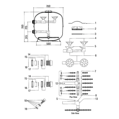 Certikin 30Ã¢ - 2Ã¢ Underdrain Less Candles (VLA46)