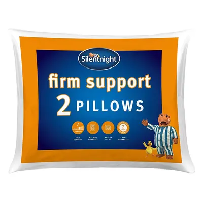 Silentnight Firm Support Pillow Pair, Ideal for Side Sleepers