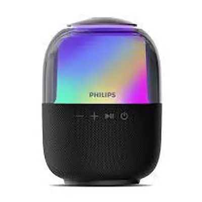 Philips TAS2108 Portable Speaker with Light Show (Black)