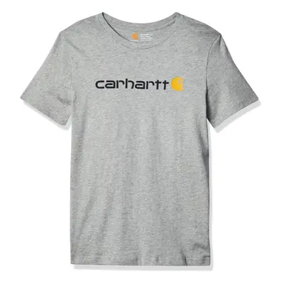 Carhartt boys Knit Short Sleeve Crewneck Logo T-shirt T Shirt Grey Years US