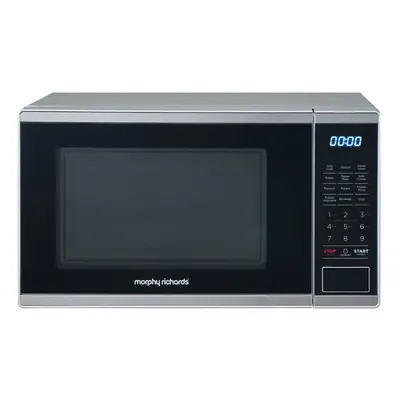 Morphy Richards 800W Standard Microwave - Silver