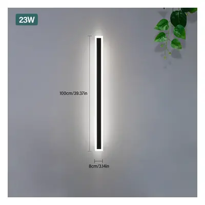 (100cm & Cool White) LED Wall Light Sconce Waterproof Outdoor Modern Lamp Exterior Lights Long S