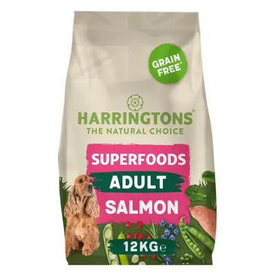 Harringtons Superfoods Complete Grain Free Hypoallergenic Salmon with Veg Dry Adult Dog Food 12k