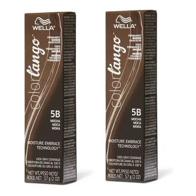 (5B â pack of 2) Wella Color Tango 5B Mocha Permanent Haircolor