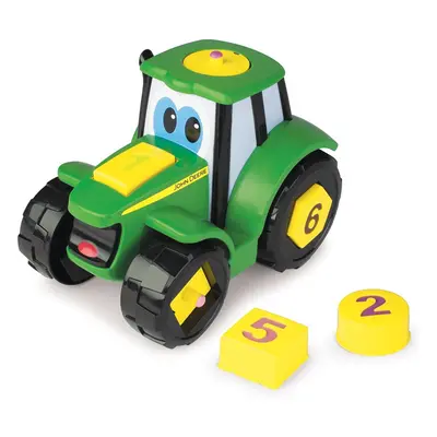 TOMY John Deere Learn N Pop Johnny Vehicle Toy Kids Playsets, Multicoloured, Small-Medium