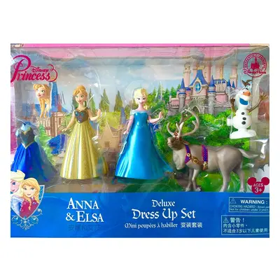 Disney Authentic Princess Elsa and Anna deluxe Dress up