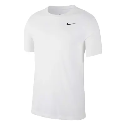 Nike Men's Dry Tee Drifit Cotton Crew Solid White/Black X-Large-Tall