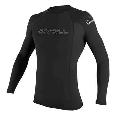 O'Neill Wetsuits Men's Basic Skins UPF 50+ Long Sleeve Rash Guard Bla