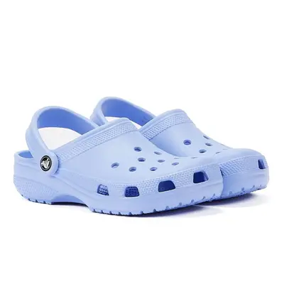 (Blue, (Adults')) Crocs Classic Clog Moon Jelly Women's Blue Sandals