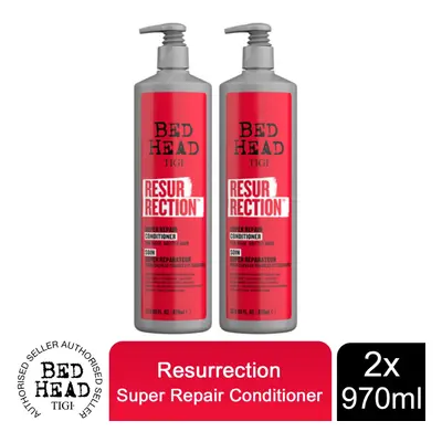 Bed Head TIGI Resurrection Repair Conditioner for Damaged Hair 970ml, Pack