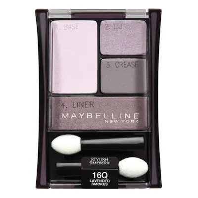 Maybelline New York Expert Wear Eyeshadow Quads, 16q Lavender Smokes Stylish Smokes, Ounce