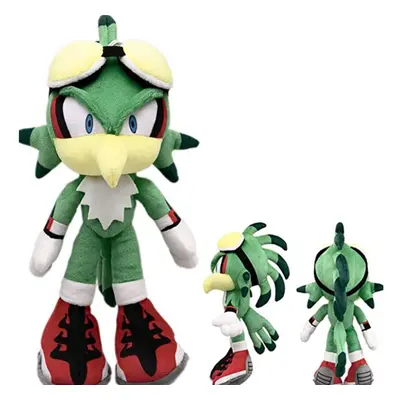 30cm Sonic Jet the Hawk Green The Hedgehog Toy Soft Plush Dolls Kid Gifts