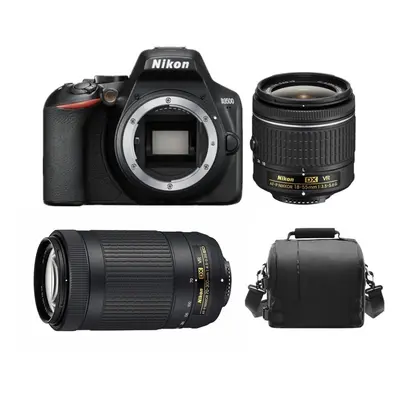 NIKON D3500 AF-P 18-55mm G VR+AF-P DX 70-300MM G ED VR DX+Camera Bag