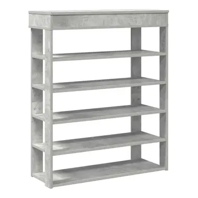 (concrete grey, cm) vidaXL Shoe Rack Shoe Cabinet Holder Hall Shoe Storage Shelf Engineered Wood