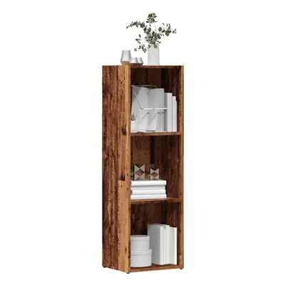 vidaXL Book Cabinet Old Wood 36x30x114 cm Engineered Wood