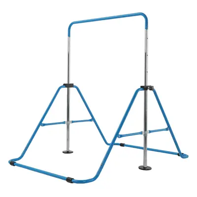 (Blue) Gymnastics Bar Expandable Horizontal Training Bars For Children Kids Home Gym