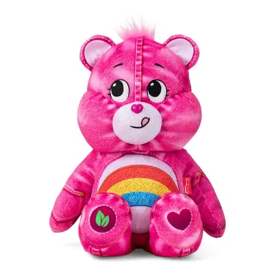 Care Bears 14"" Medium Plush - Cheer Bear - New Denim Design - Soft Huggable Eco-Friendly Materi