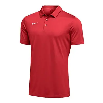 Nike Mens Dri-FIT Short Sleeve Polo Shirt (Small Red)