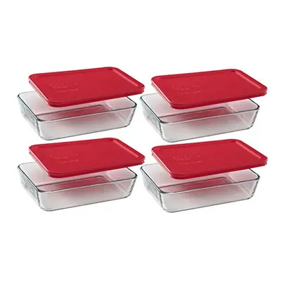 Pyrex 3-cup Rectangle Food Storage (Pack of containers)