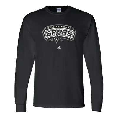 San Antonio Spurs adidas Primary Logo Long Sleeve T-Shirt