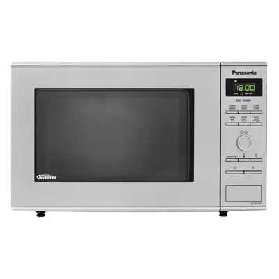 Panasonic NN-SD27HSBPQ Solo Inverter Microwave Oven, Litre, W, Stainless Steel