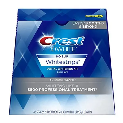 Crest 3D White Whitestrips Supreme Flexfit Teeth Whitening Kit