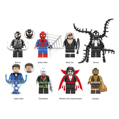 (8PCS-D) 128PCS Marvel Avengers Super Heroes Mini Figures DC Set Fit Lego