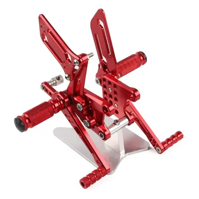 (Red) Racing Foot Pegs Rearsets Motorcycle Rear Set