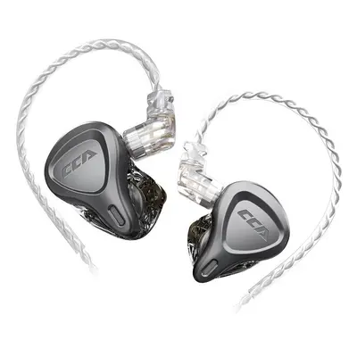 (Grey, Standard) Noise Reduction Earphone In-Ear Earbuds Monitor Headphones Hi-Fi Headset For KZ