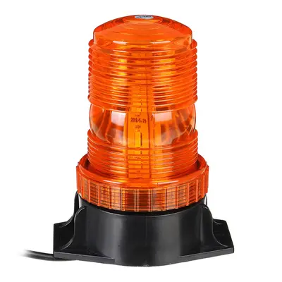 12V-24V LED Rotating Flashing Amber Beacon Flexible Tractor Warning Light For ATV Boat Truck Agr