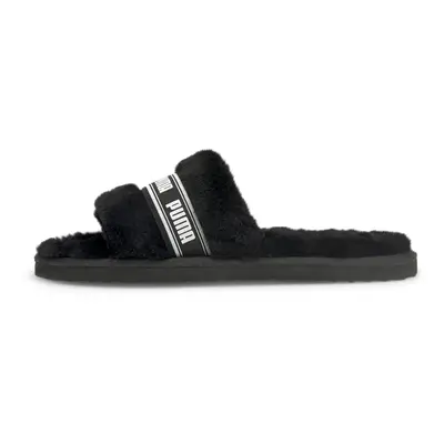 PUMA Women's PUMA FLUFF Slide Puma Black-Puma White