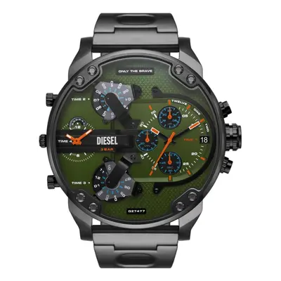 Diesel Mr. Daddy DZ7477 Green Dial Gunmetal Men's Watch