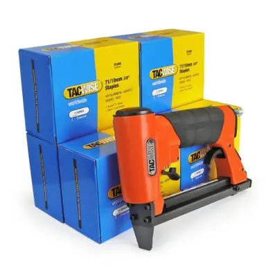 Tacwise Staple. Upholstery Tacker. Re-Upholstery. 71/10mm (6 boxes) + Professional Staple Gun