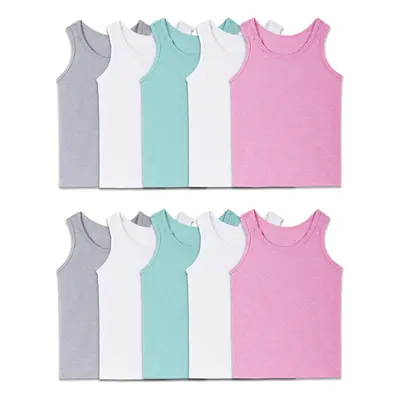 Fruit of the Loom girls Undershirts Camis & Tanks Camisole Toddler Tank - Pack Assorted 4-5T US