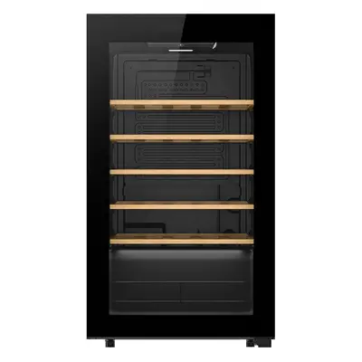 SIA HSWC90BL/G Freestanding 90L, Bottle Wine Cooler Chiller in Black