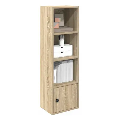 vidaXL Bookcase Sonoma Oak 31x24x102 cm Engineered Wood