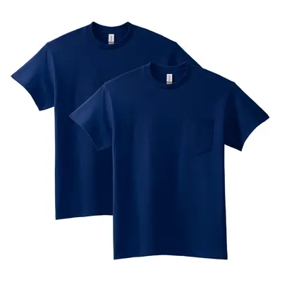 Gildan Adult Ultra Cotton T-Shirt with Pocket Style G2300 2-Pack Na