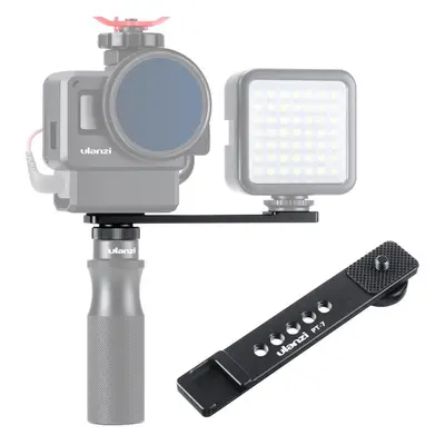 Cold Shoe Stand Bracket Vlogging Microphone Flash Light Extension Plate with 1/4 Inch Tripod Scr