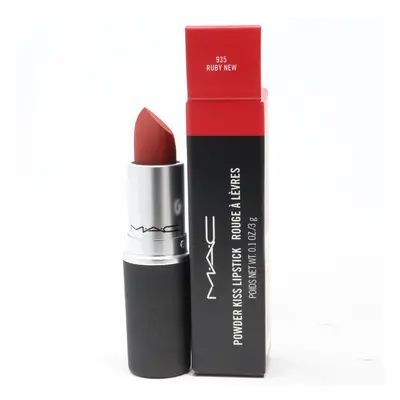 (935 Ruby New) Mac Powder Kiss Lipstick 0.1oz/3g New With Box