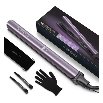 KIPOZI Flat Iron In Instant Heating Hair Striaghtener