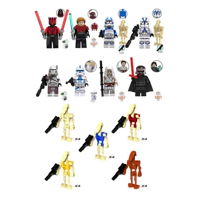 (Style C) Star Wars Minifigures Buliding Blocks Bricks Figures Darth Vader