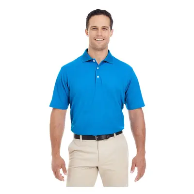 adidas Golf Men's Climalite Basic Short-Sleeve Polo Shirt Shock Blue