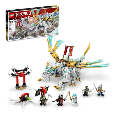 LEGO NINJAGO Zanes Ice Dragon Creature 2in1 Dragon Toy to Actio