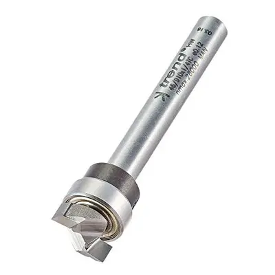 Professional Guided Profiler, 12.7mm Diameter x 4mm Cut, 1/4 Inch Shank, 1/2 Inch Bearing, Tungs