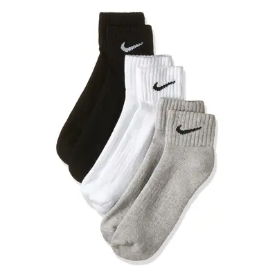 Nike Mens Pack Value Quarter Socks (WhitegreyBlack L)