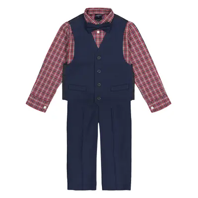 Tommy Hilfiger boys 4-piece Formal Vest Set Includes Dress Shirt Dre