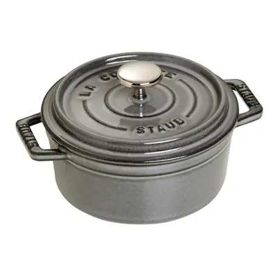 Staub Round Cast Iron Pot - ml, Graphite