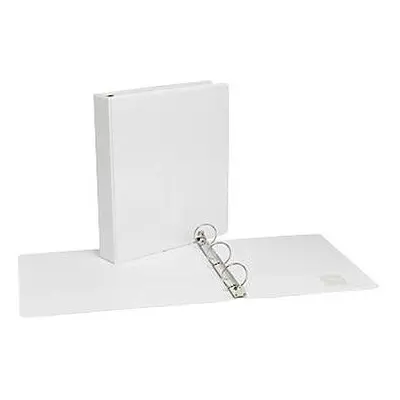 Staples 1-1/2-Inch Simply View Binders with Round Rings White 12/Pack